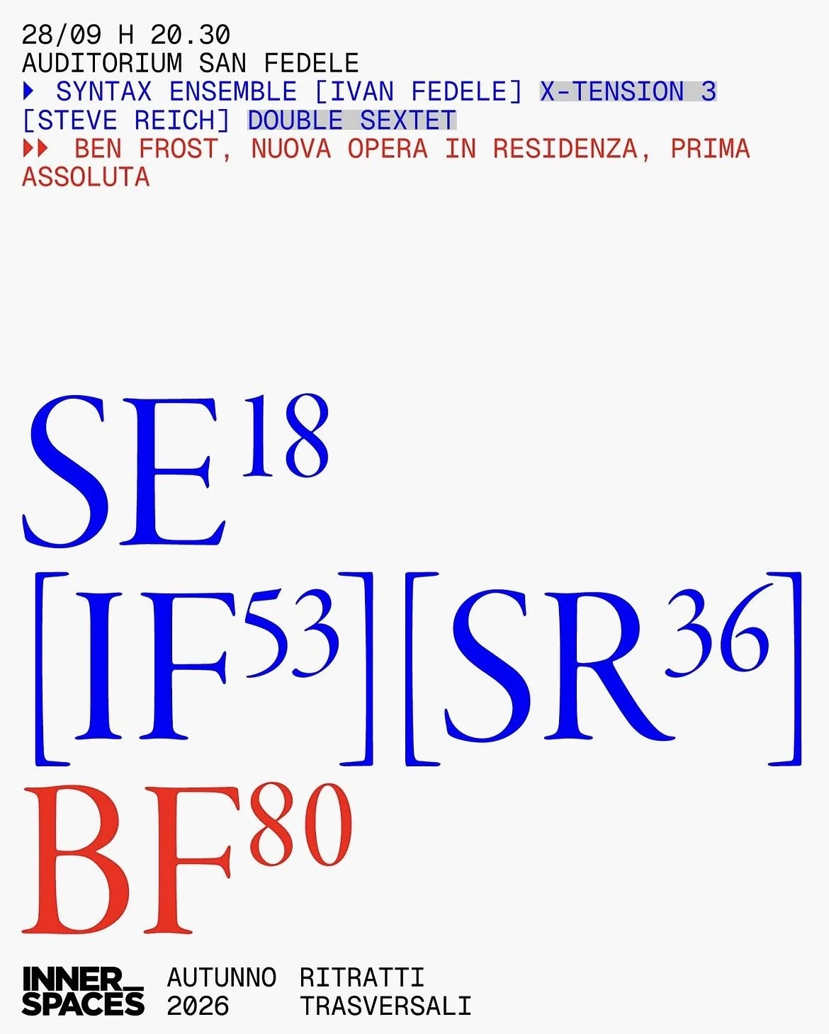 SYNTAX ENSEMBLE / BEN FROST