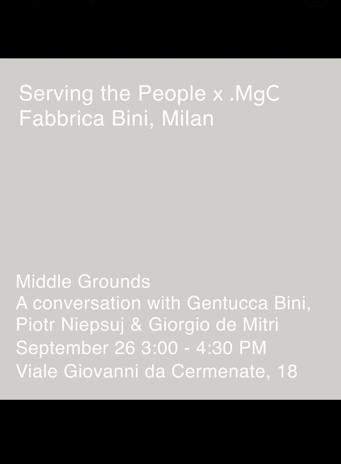 Serving the People x .MgC