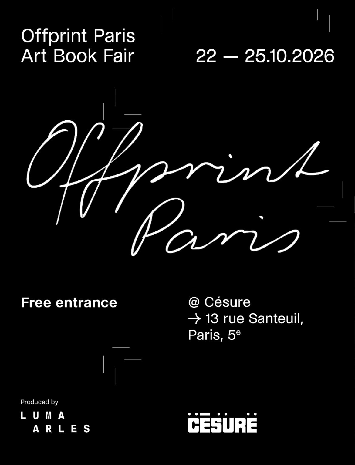 Offprint Paris at Césure
