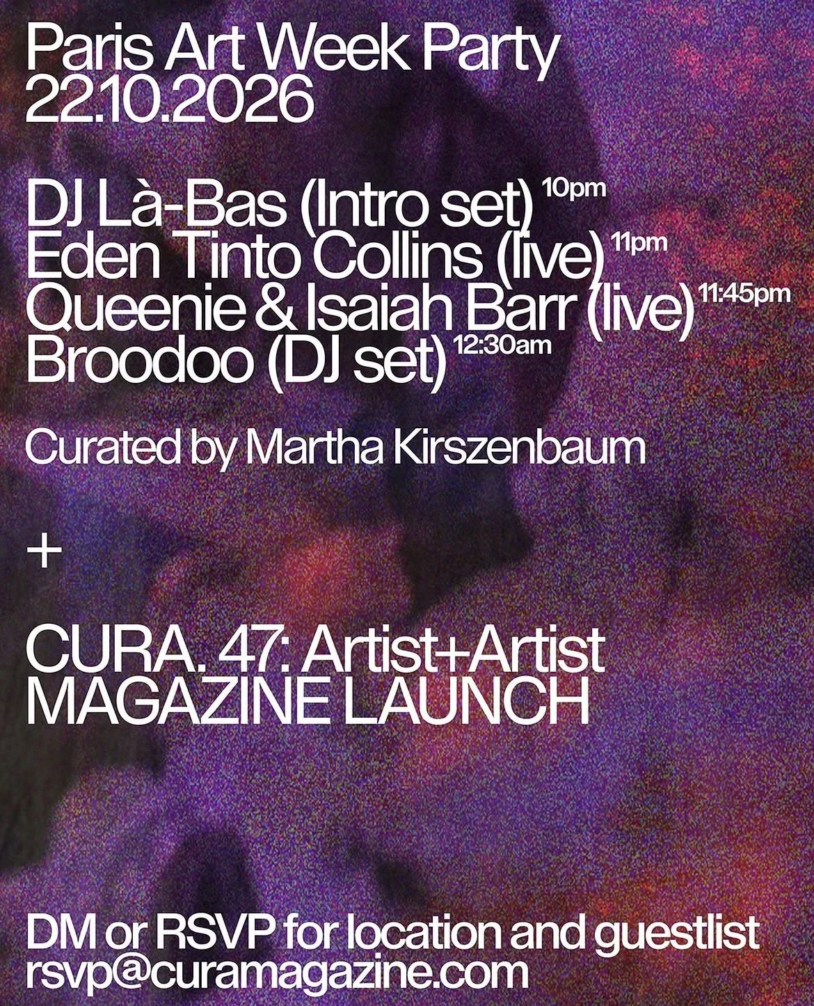 Cura issue 47 Artist+Artist lauch