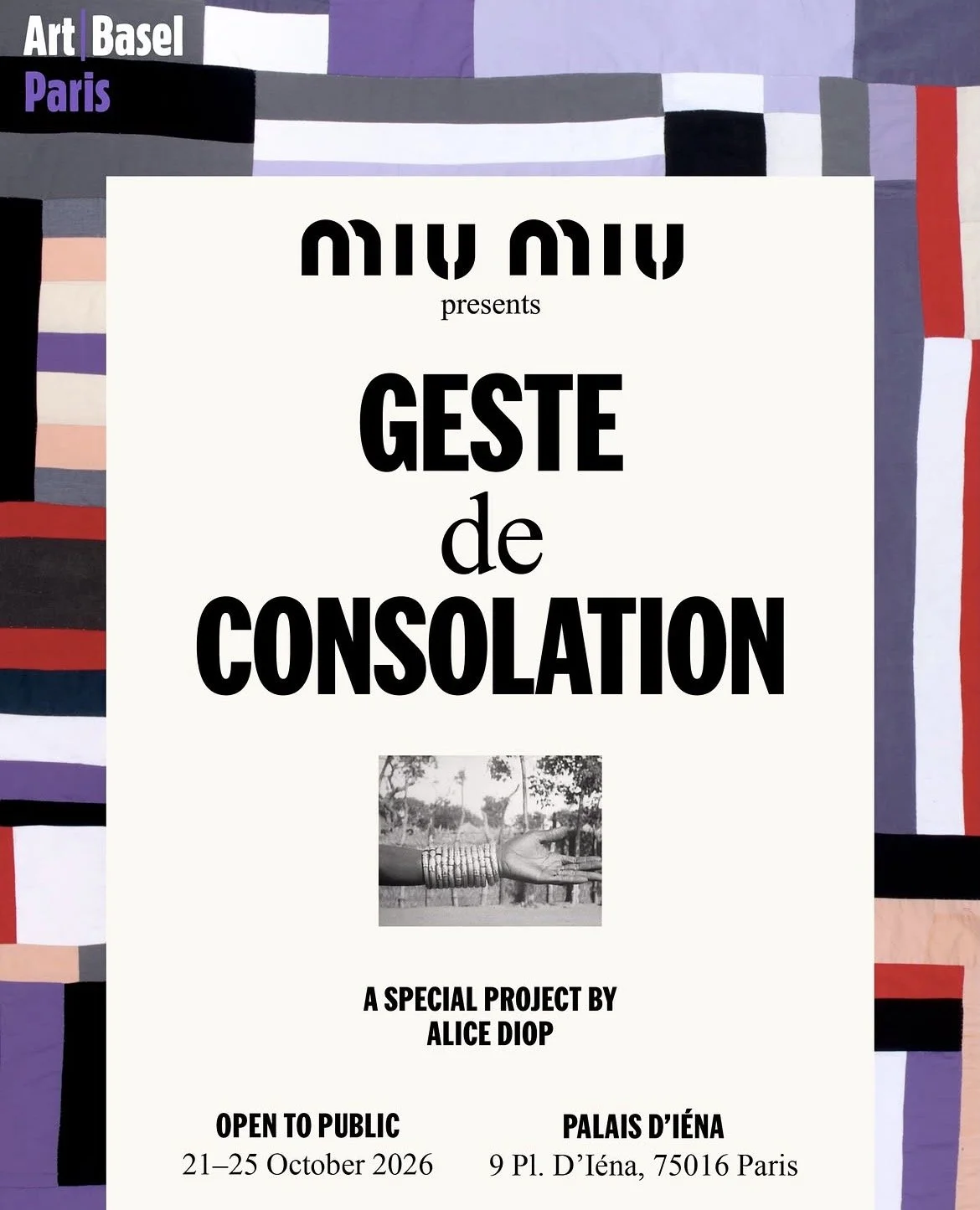 Miu Miu presents Geste de Consolation