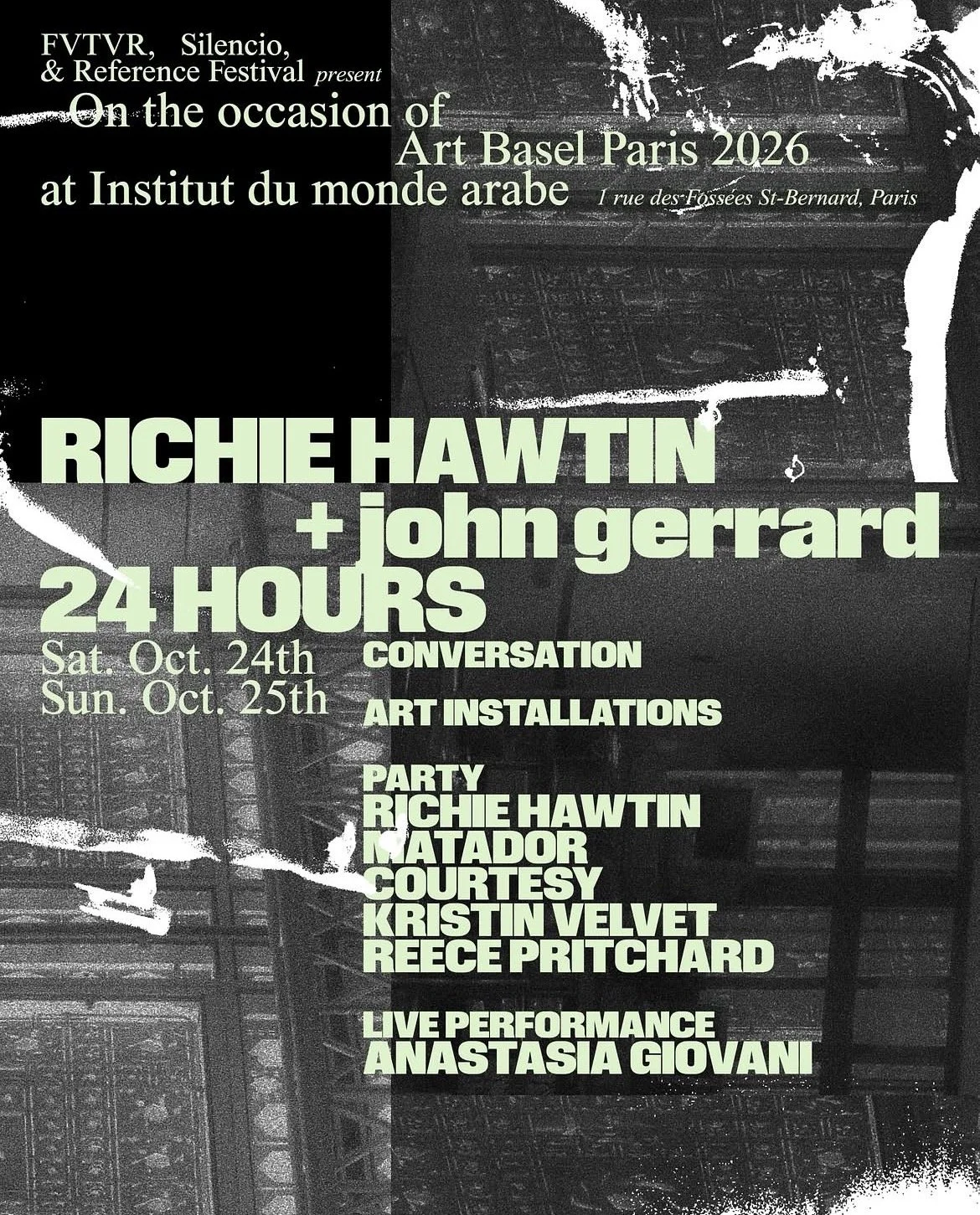 Richie Hawtin and John Gerrard’s 24-hour at Silencio