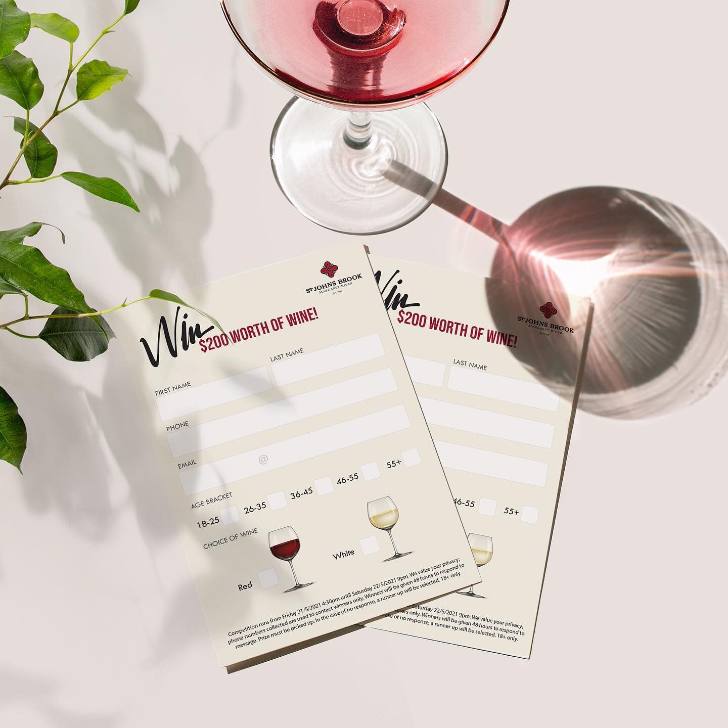 Event activation materials designed for Powerhouse and St Johns Wine x CityWine #designedbygrafikastudio