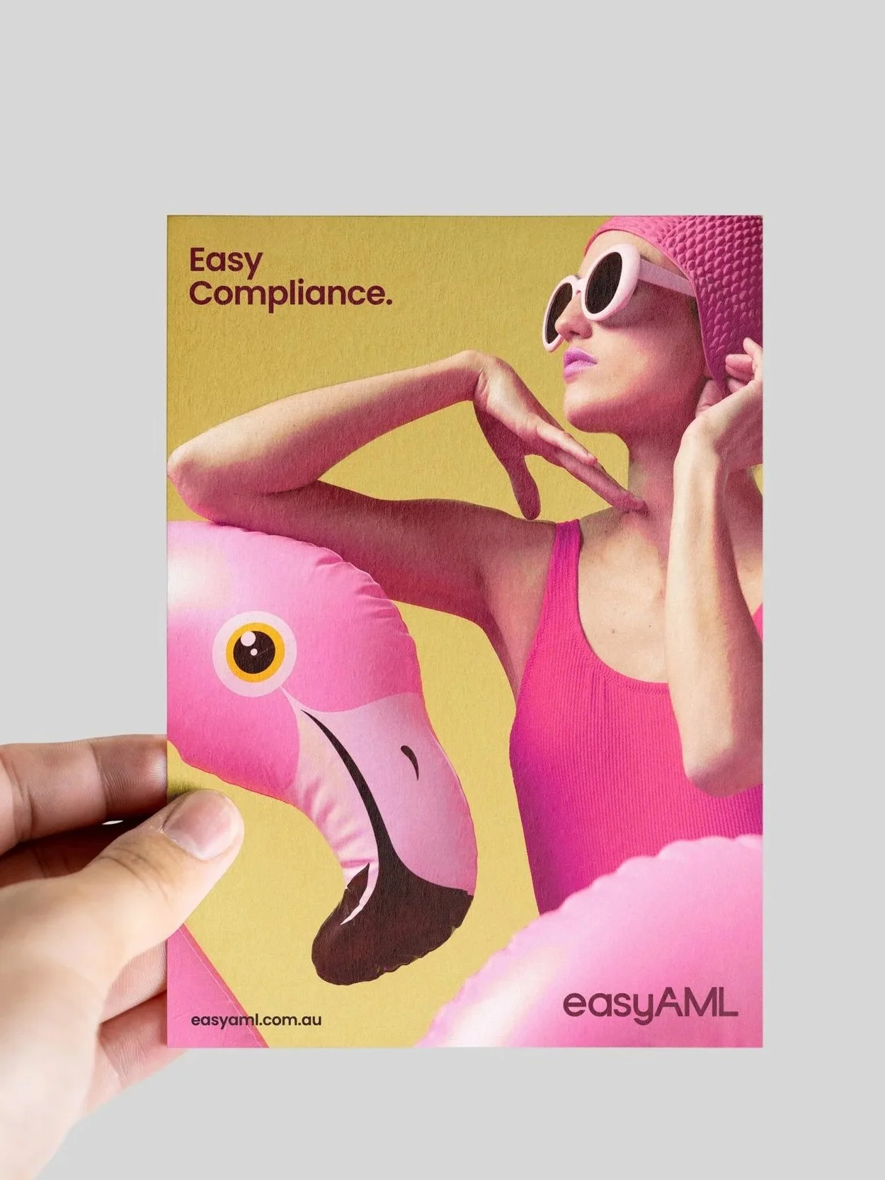 A6 Leaflet in Hand Mockup