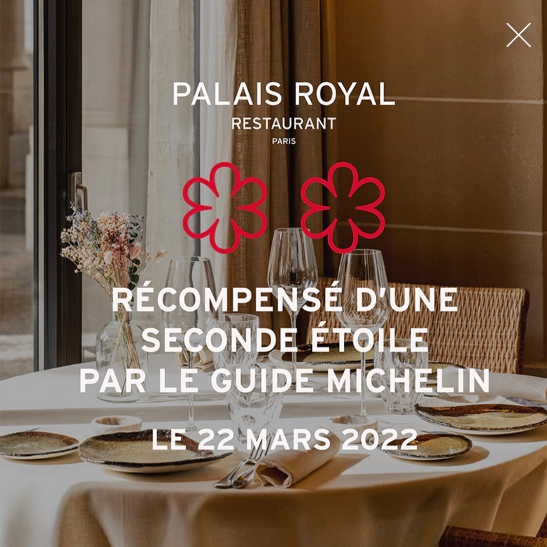 Did you know Evok Collection also comprises a hidden gem of a restaurant? 
Introducing Le Restaurant du Palais Royal, awarded a second Michelin Star today. 
I was lucky enough to have met Chef Philip Chronopoulos and Ahmad Houmani, the man orchestrat