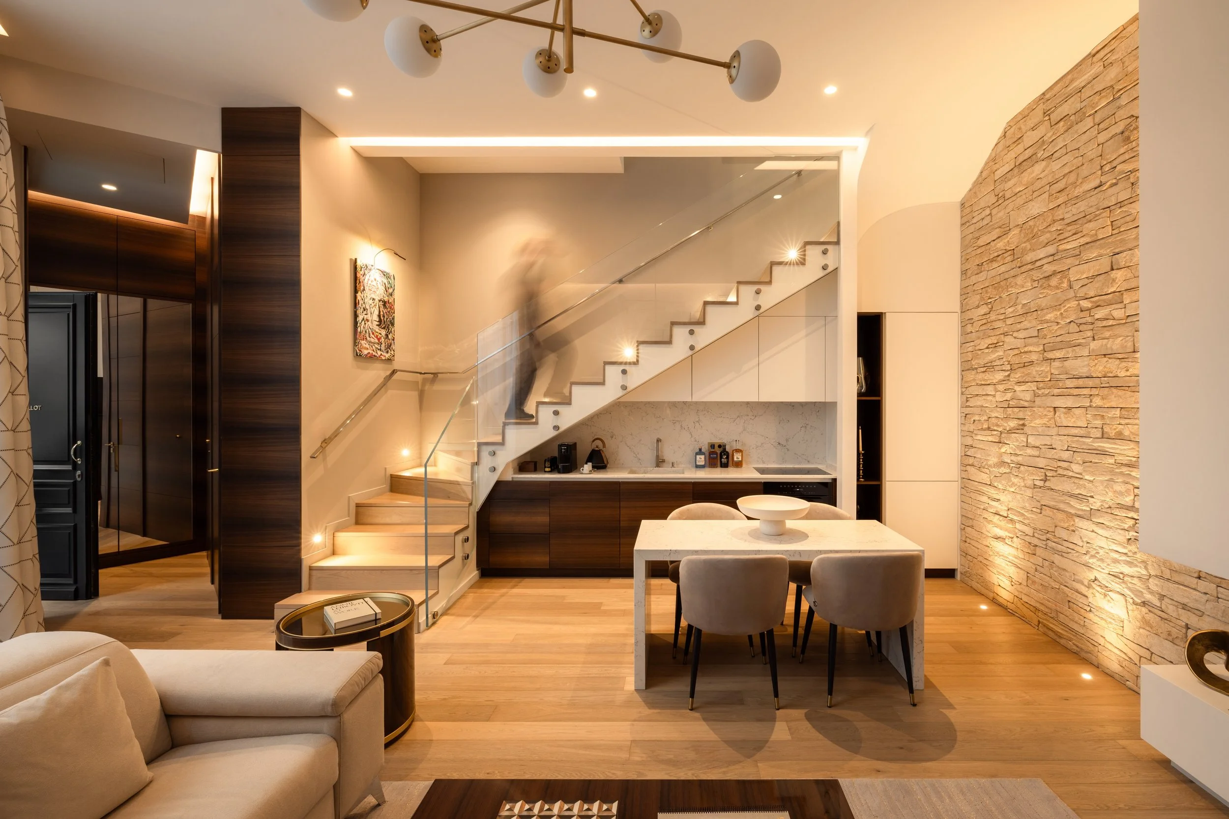 Maison Bauchart - Chaillot loft - Duplex loft - living room area.jpg