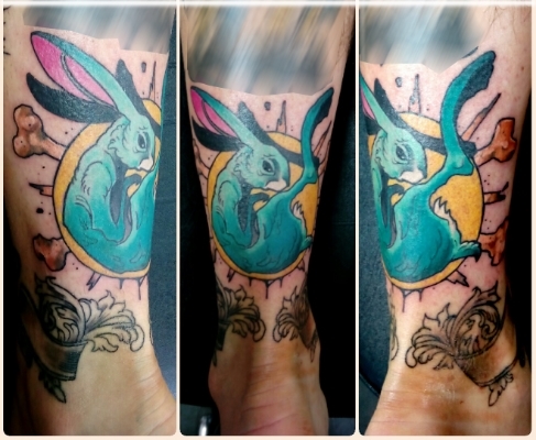 Hare Tattoo New School Tattoo Morden