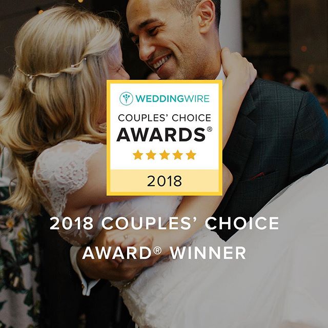 Thank you to all our clients, fellow vendors and friends. One more award 🥇. Making the industry strong in So. Florida with quality service and professionalism. Congratulations to all my friends from the wedding and event industry! #weddingwire #DjLi