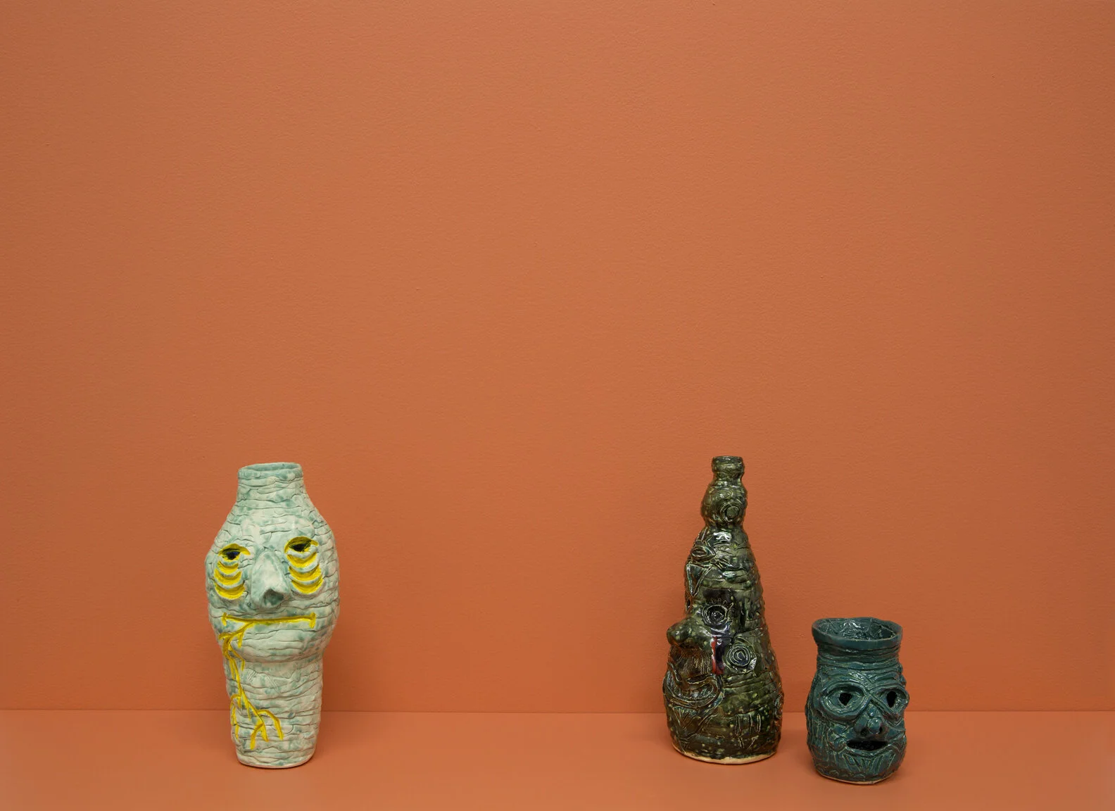   Gord   Ceramic, 2015   Bill   Ceramic, 2015   Seeker   Ceramic, 2015 