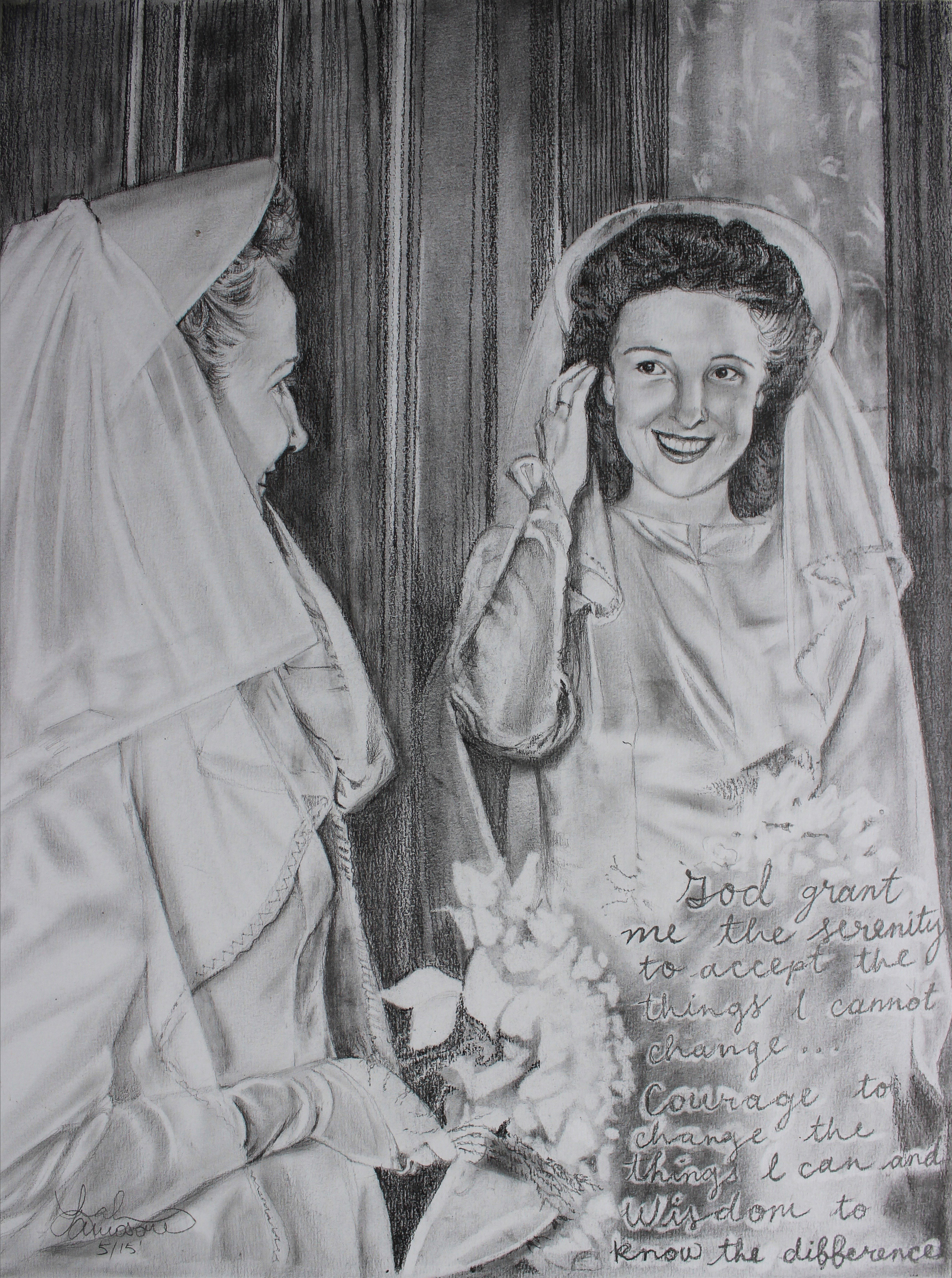 Grandmother's Wedding Day Commission