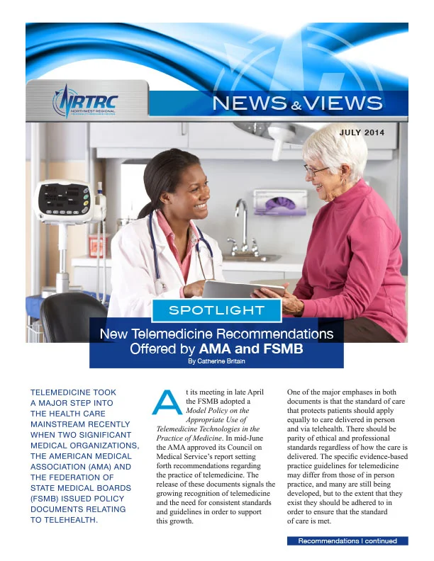 Northwest Regional Telehealth Resource Center e-newsletter