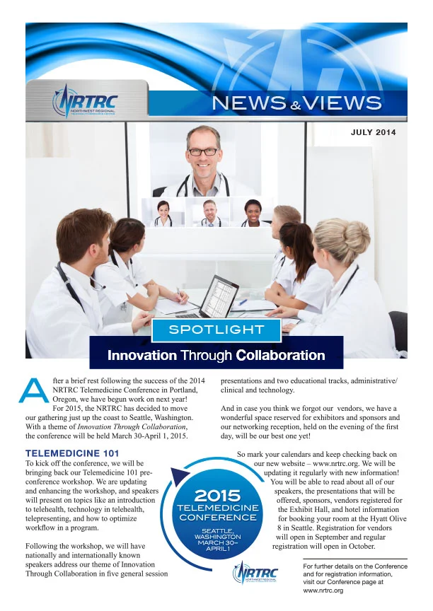 Northwest Regional Telehealth Resource Center e-newsletter