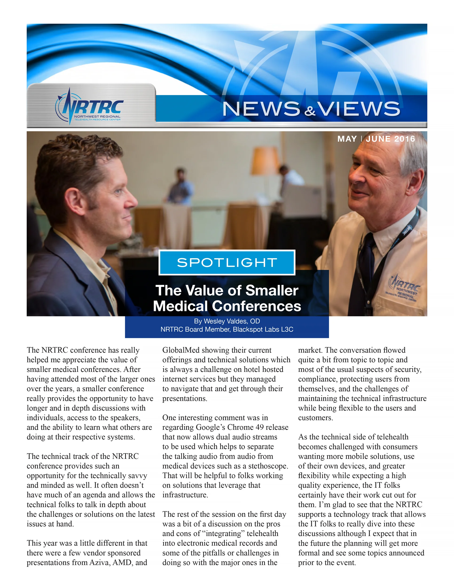 Northwest Regional Telehealth Resource Center e-newsletter