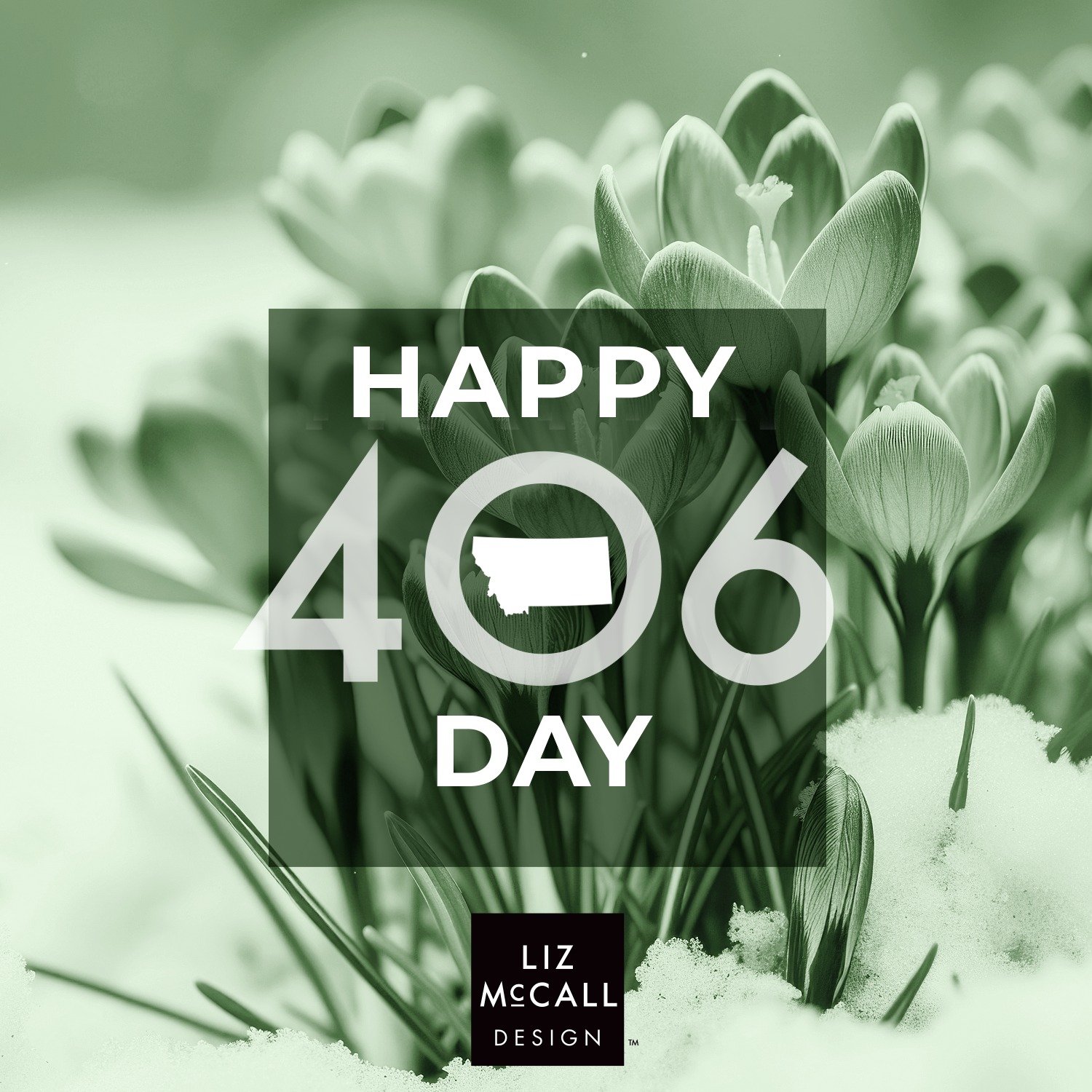 Wishing you a happy and snowy 406 Day!
One area code covers Montana &ndash; 406
Number of square miles &ndash; 147,040
Number of residents &ndash; 1,122,867
  7.6 residents per square mile
4th largest state
Number of cattle &ndash; 2.16 million 
  14