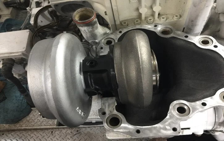 W-5 4000+ Hr service for 2 MTU series 396 TE94 Motor Yacht: Surfrider 106’