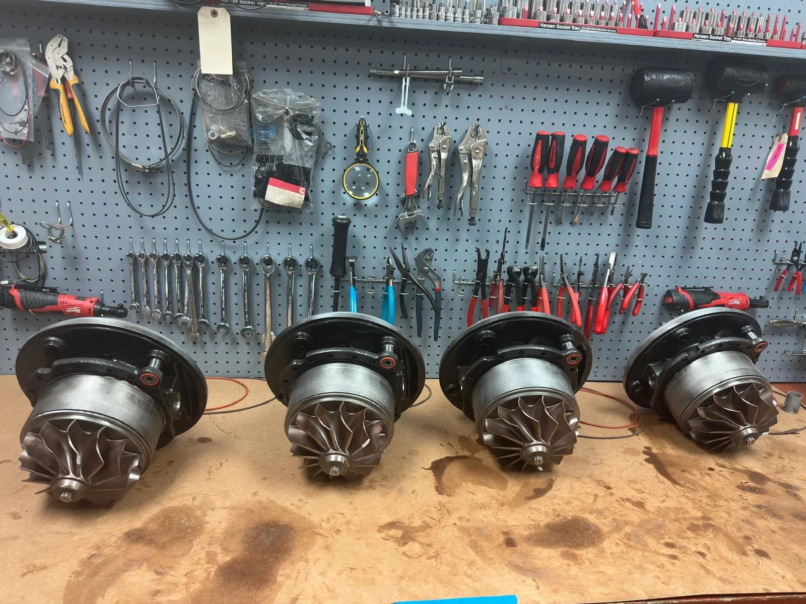 Turbochargers overhaul MTU 4000M73L