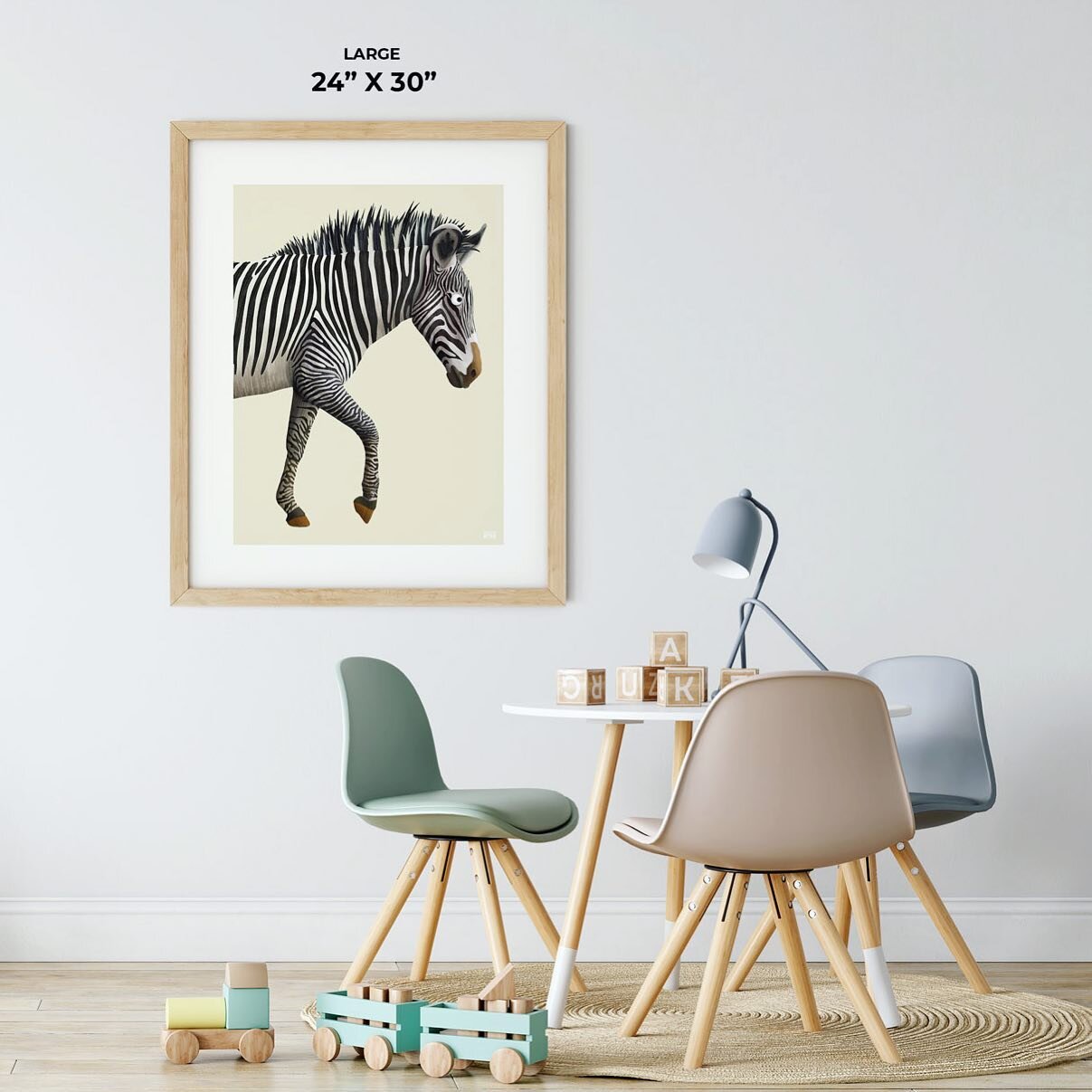 Here&rsquo;s a sneak peak at one of our new Fine Art prints launching on our website Wednesday June 3rd! Sign up with your email to receive our special launch day discount on Wednesday (Link in bio).

With each purchase of this Grevy's Zebra print, w