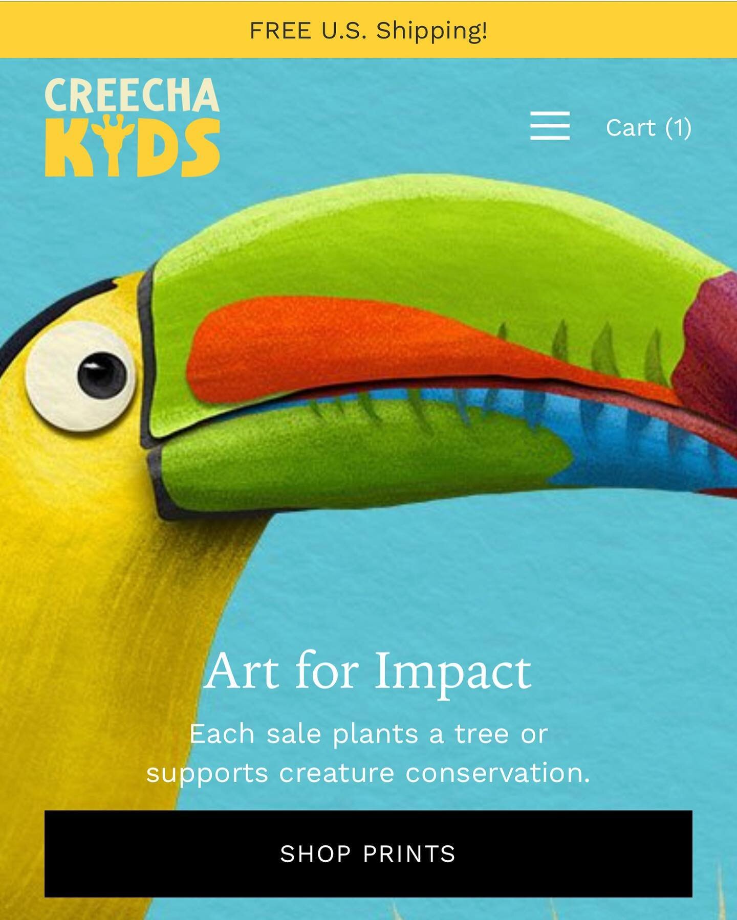 Hi Friends! We have been busily working on our new website, and we are almost ready! In fact we are launching Wednesday June 2nd!
We are going to be selling fine art prints of our artwork printed on sustainable and eco-friendly paper made from bamboo