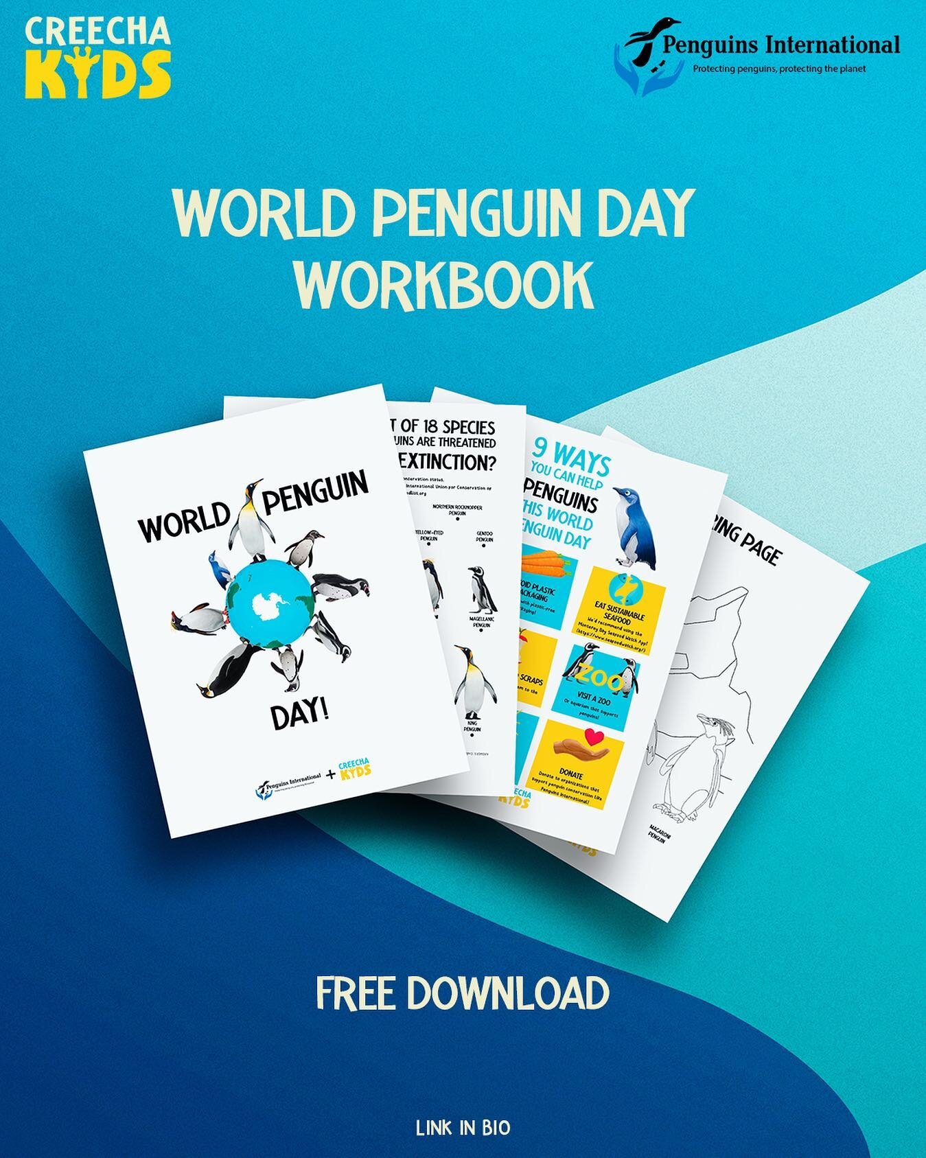 Happy World Penguin Day! Today is all about spreading penguin awareness, so please tag or share this post to do your part.

We have collaborated again with Katie Propp ( @wildlifekatie ) Conservation Education Manager at @penguins_international to cr
