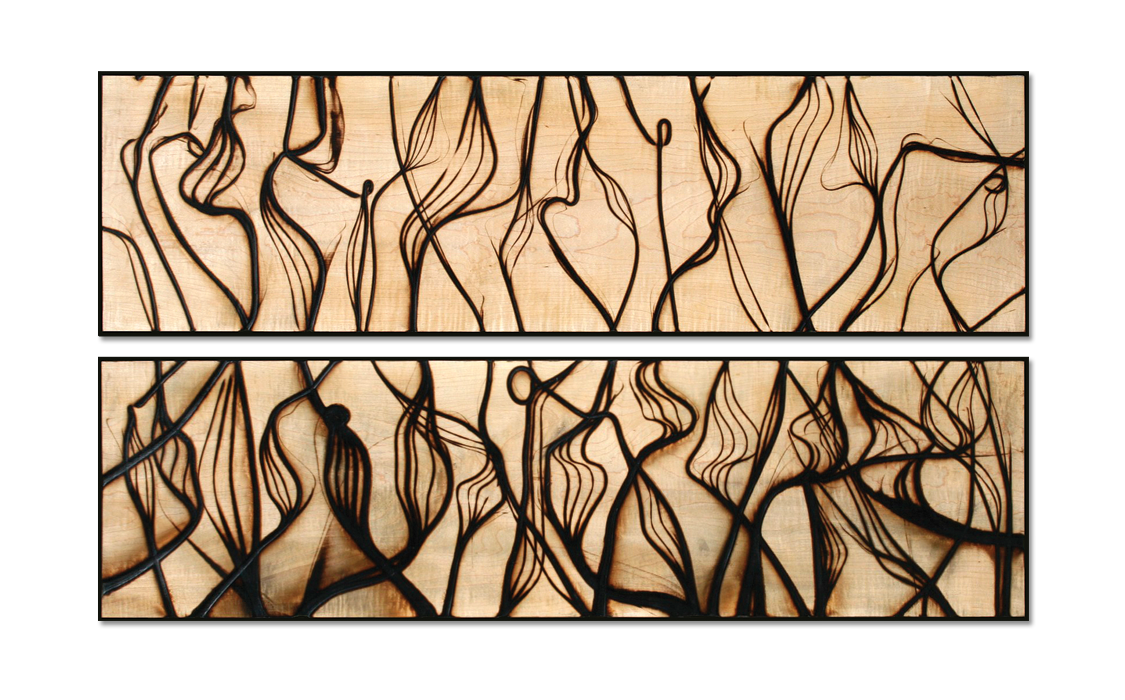 Burnt Panel Diptych No. 29