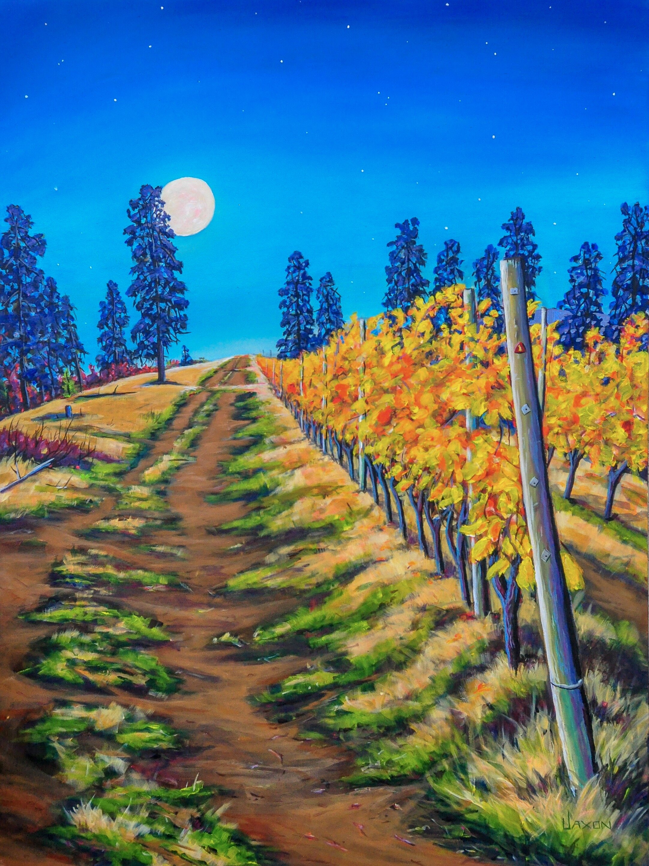 Okanagan Wine and paintings at St. Hubertus Vineyards