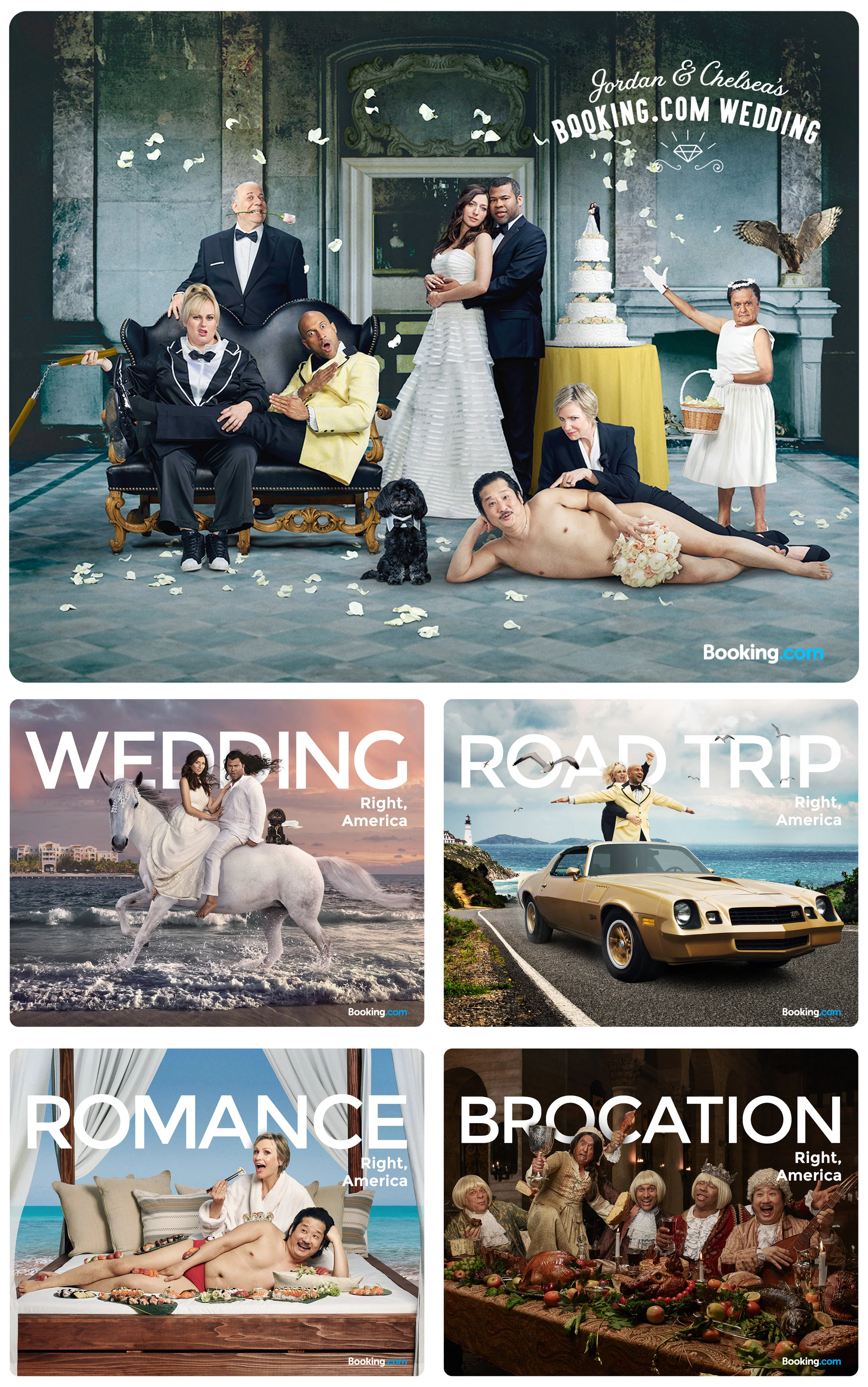  Key visuals for each chapter of the 2016 campaign. 