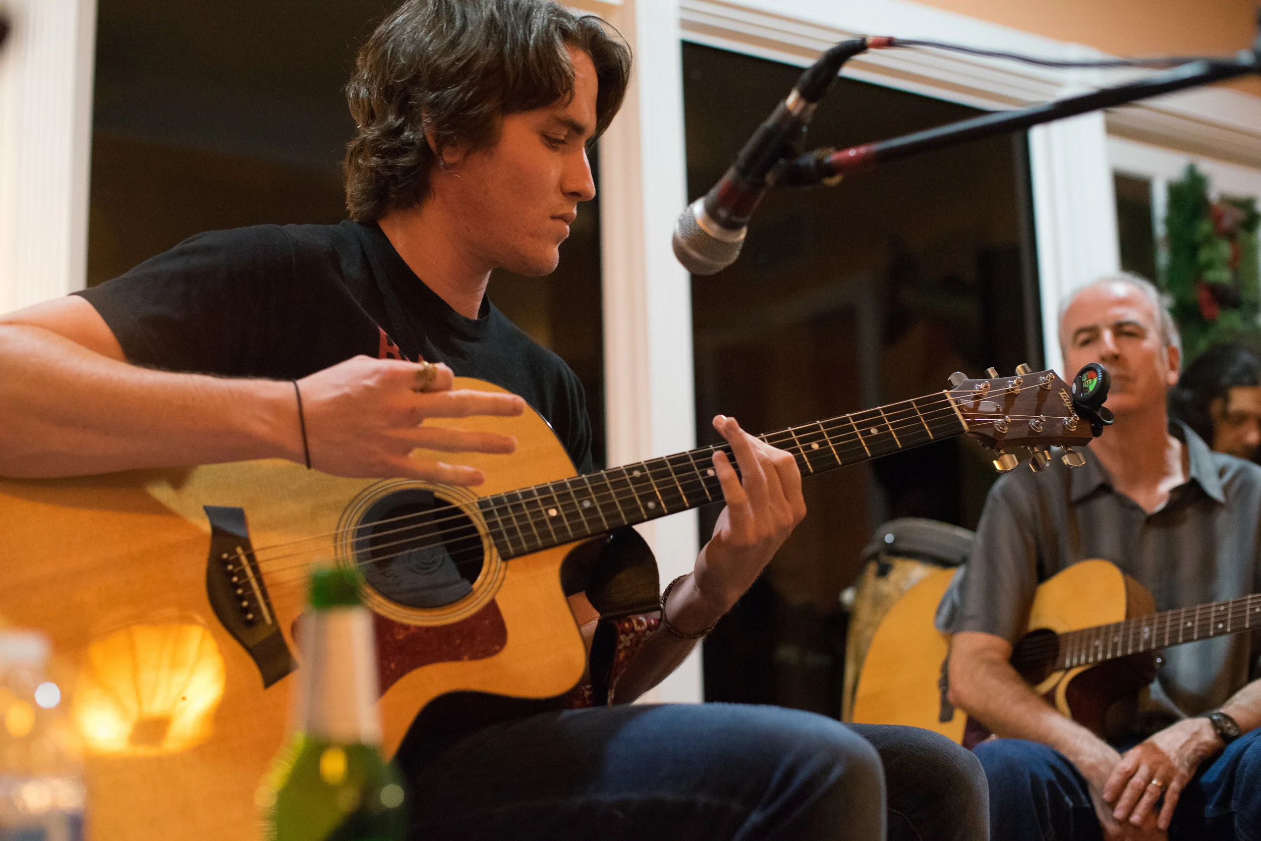 Patrick Milligan at the JMP House Concert, St. Petersburg, FL December 12, 2015 , photo credit: Mitchel Frick