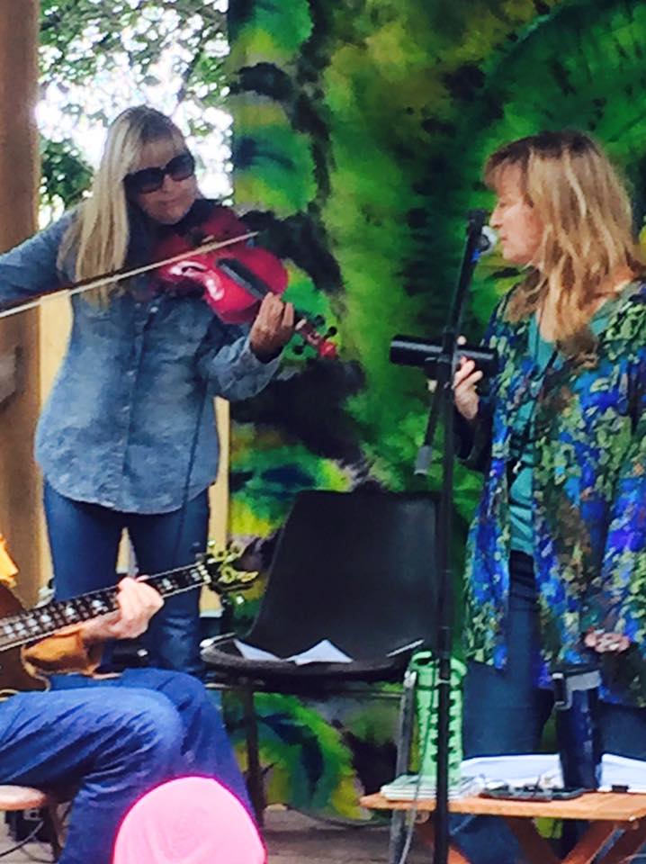 Amanda Gerttula and Amanda Frick at Sweetwater Organic Farm with JMP, November 1, 2015