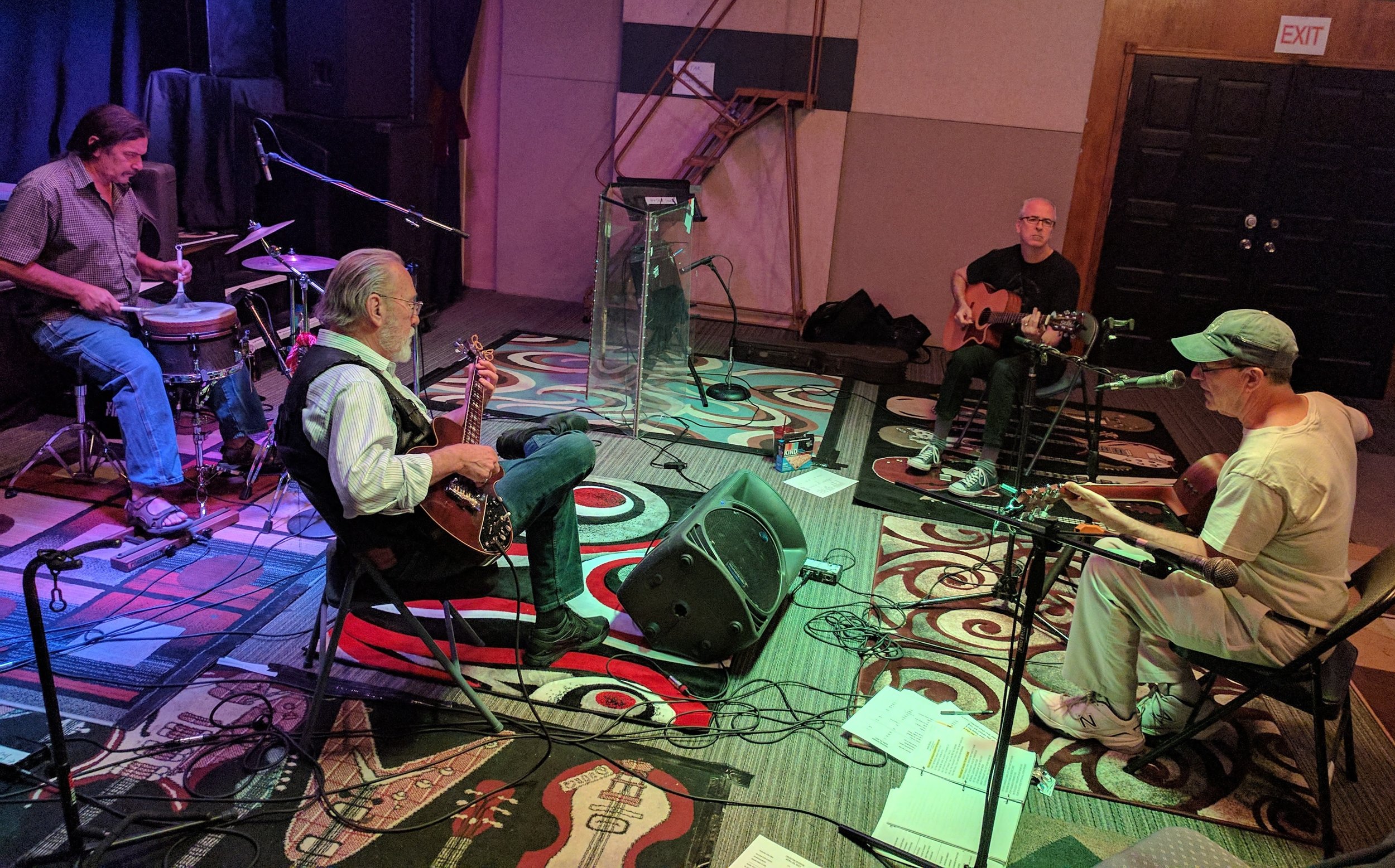 Recording session at Pro Star Studio 20 April 2017. Photo by Mandy