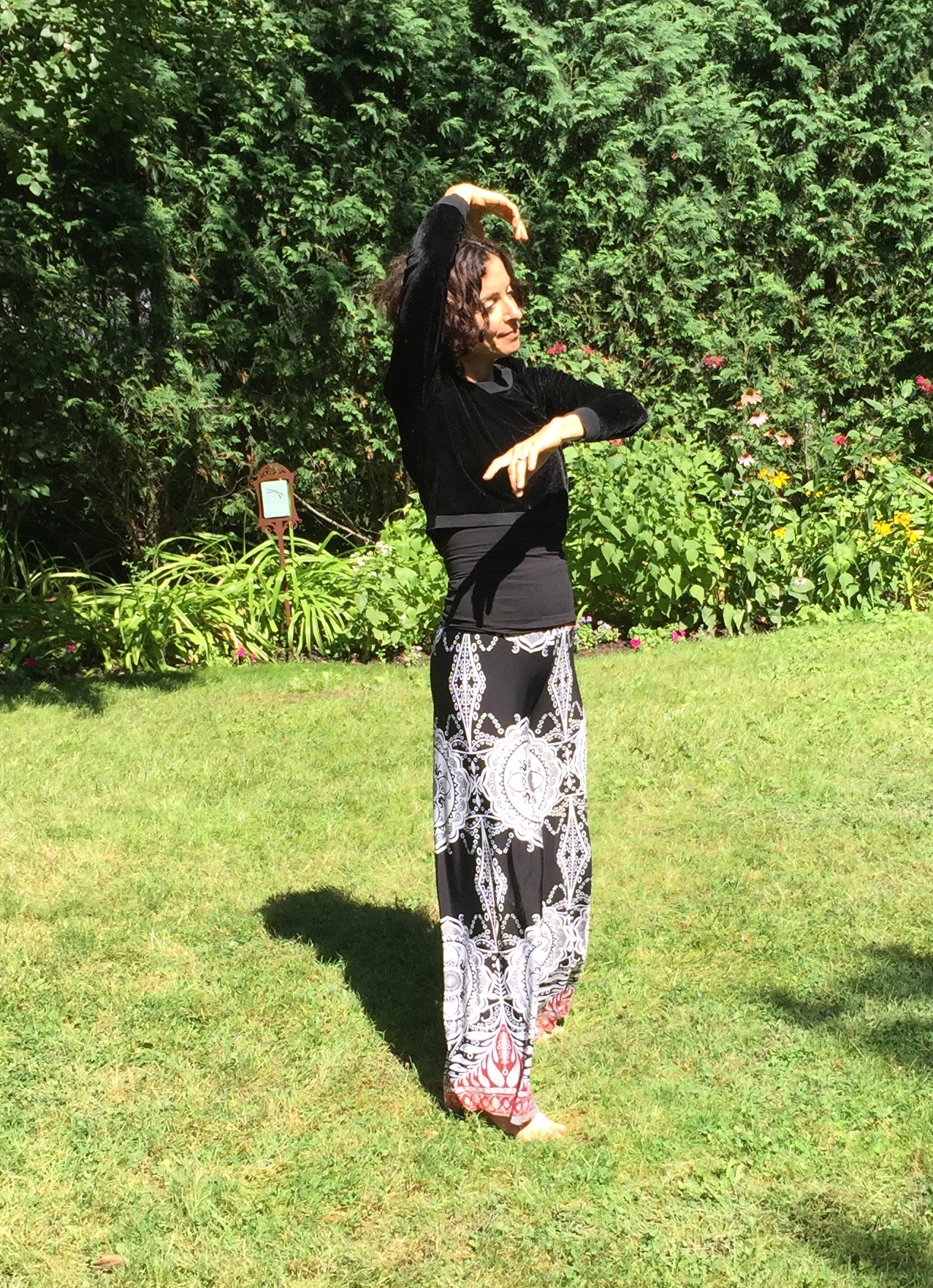 Julie leading Ecstatic dance 8/15