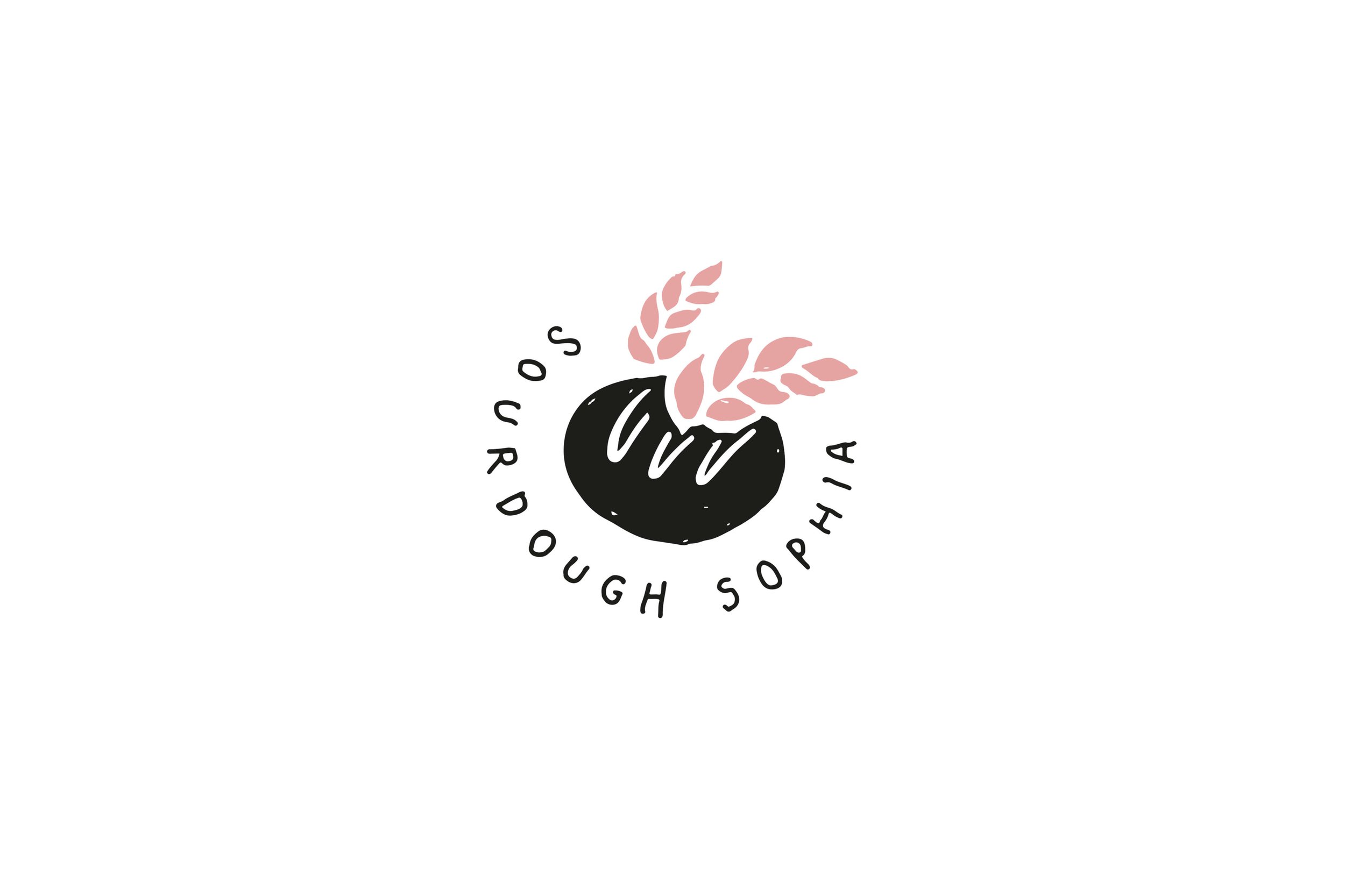  illustrated logo design for bakery Sourdough Sophia 