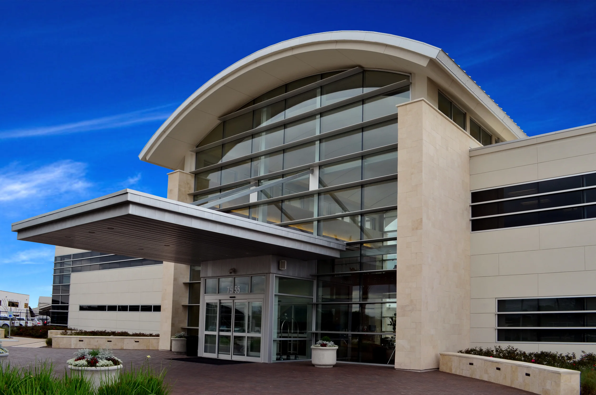 Million Air Terminal. Project designed and managed by Oscar Valdez working at Haynes Whaley Associates