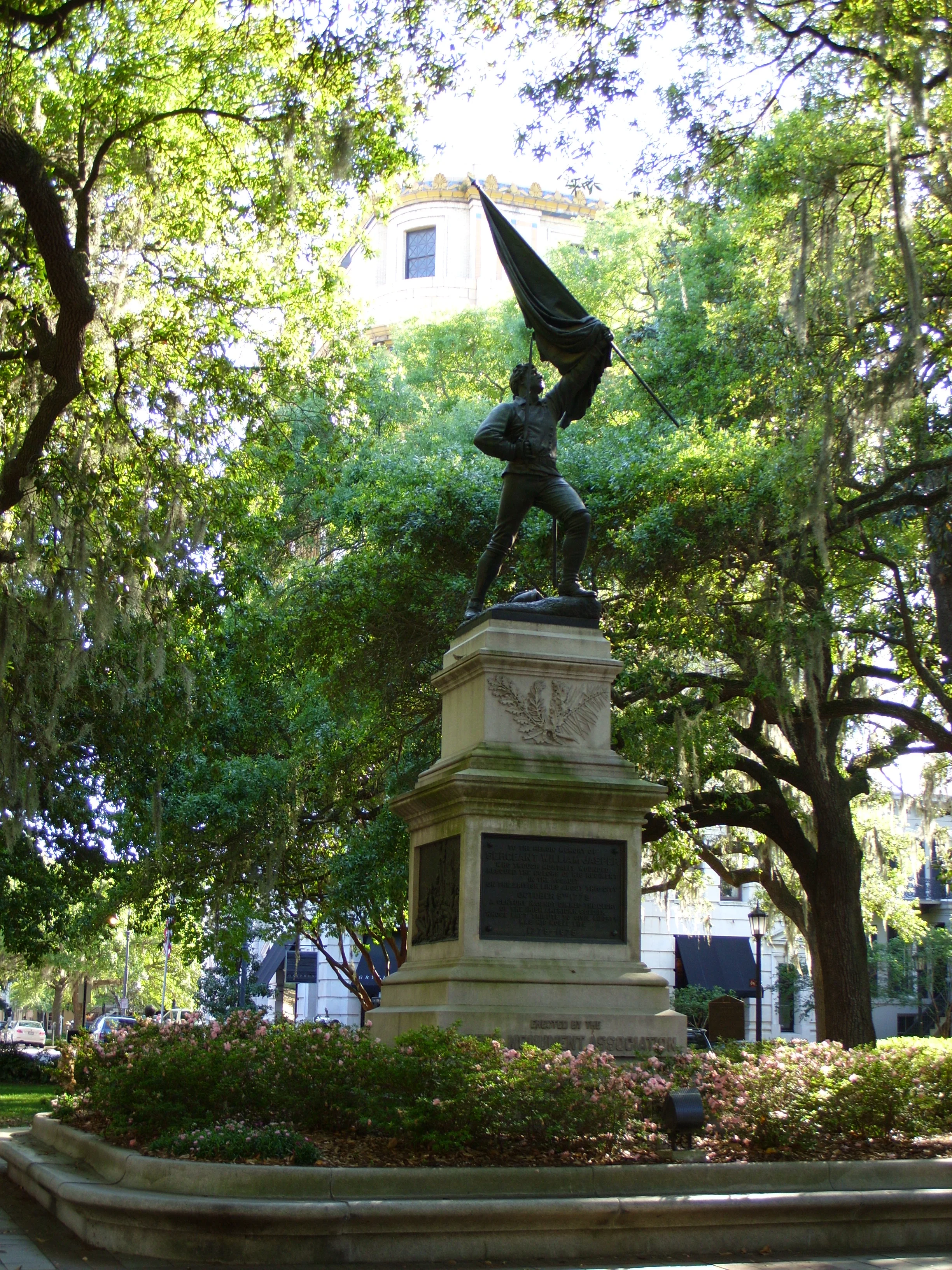  The monument to Sgt. William Jasper in Madison Square. 