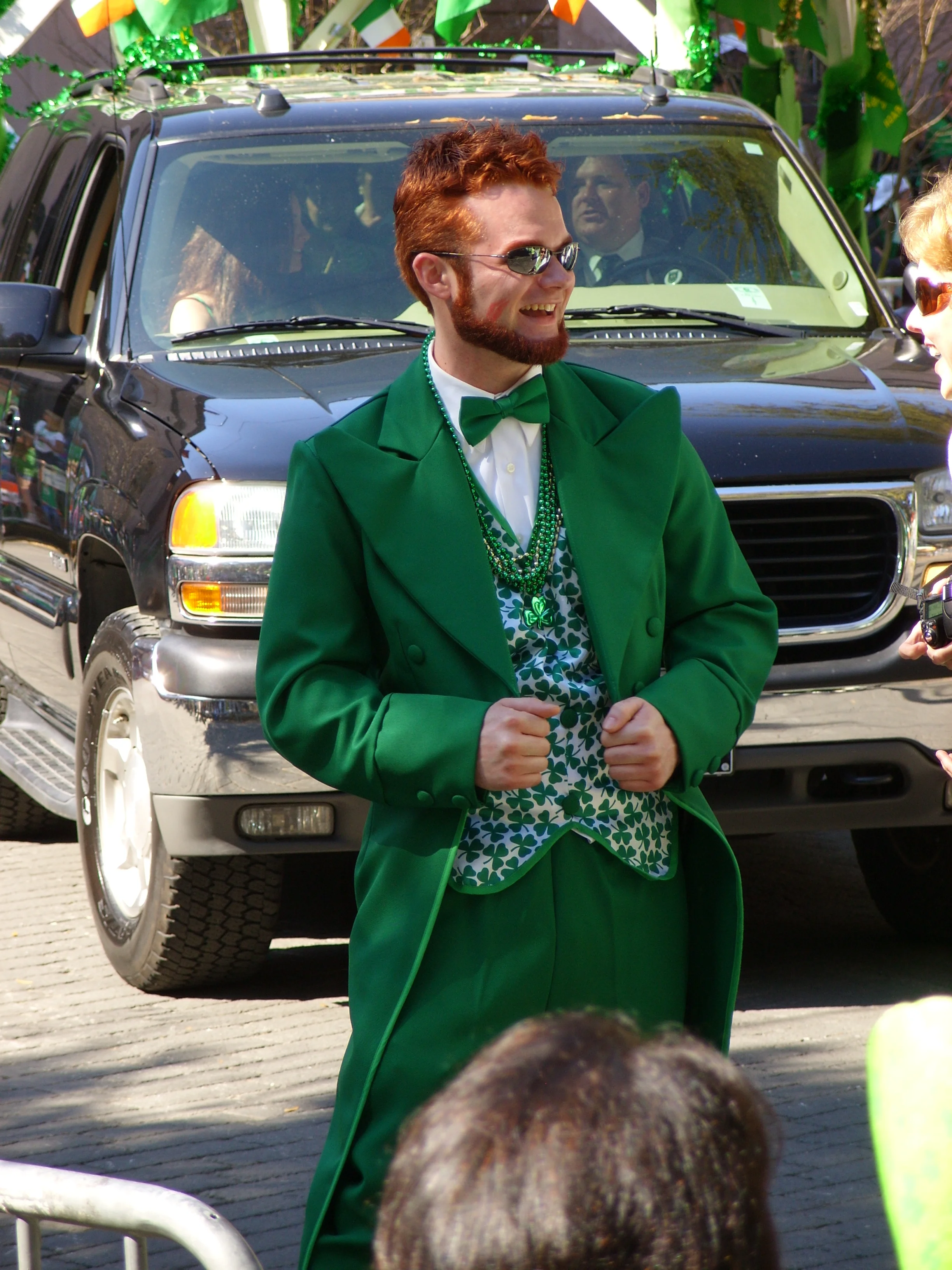  A leprechaun in the parade 