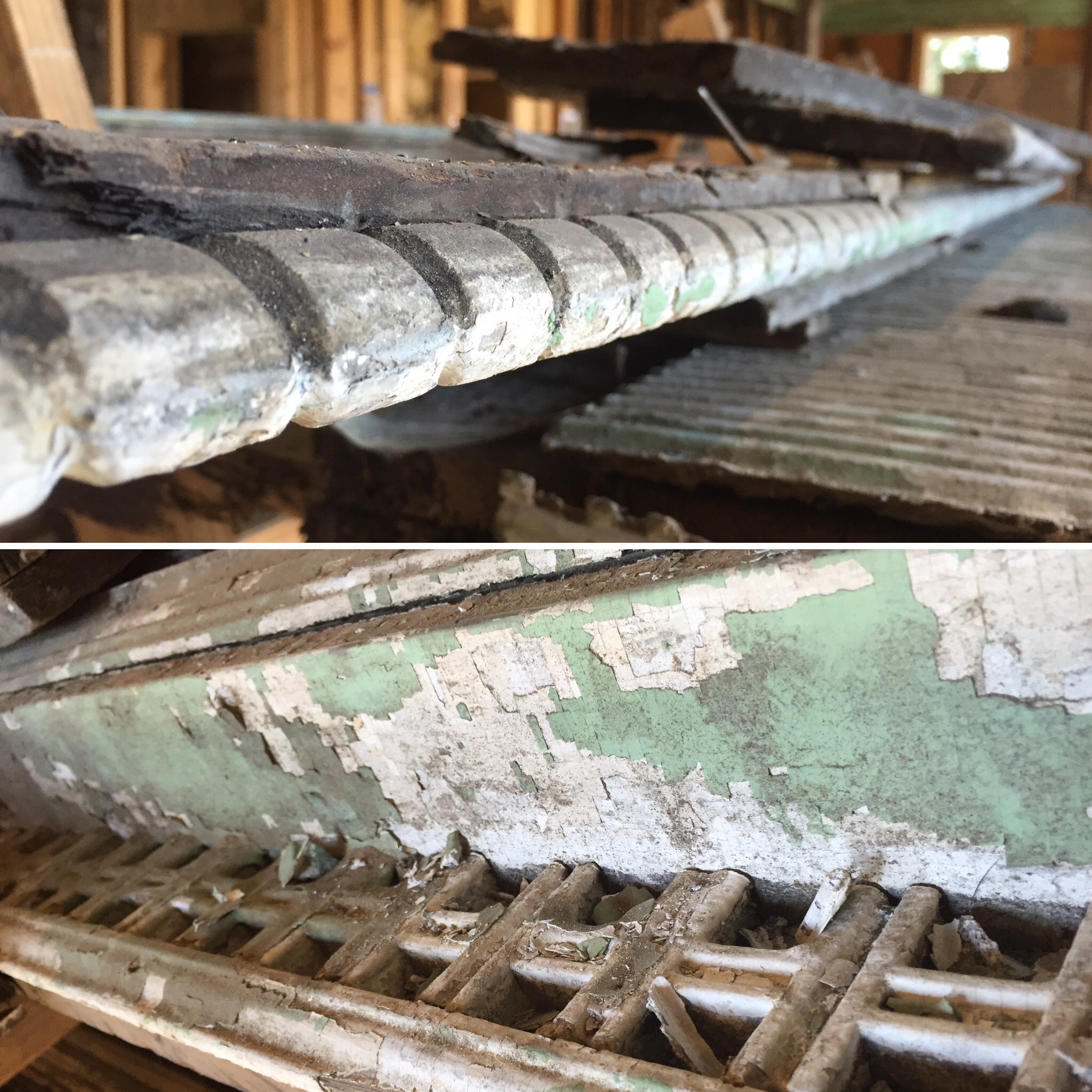 Carved wood moulding to be restored/replicated.