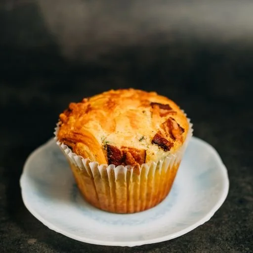Sweet and Savory Corn Muffin with Bacon