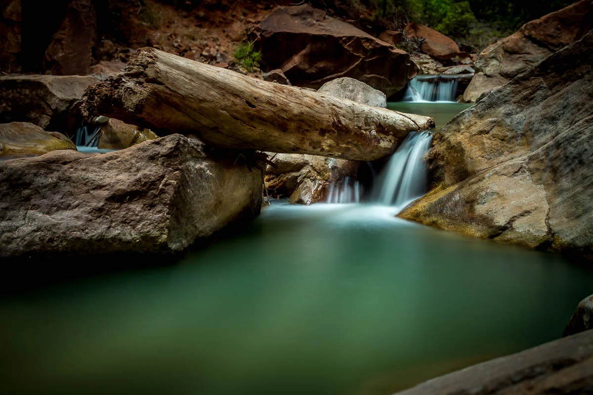 Cascading Falls in the Virgin River