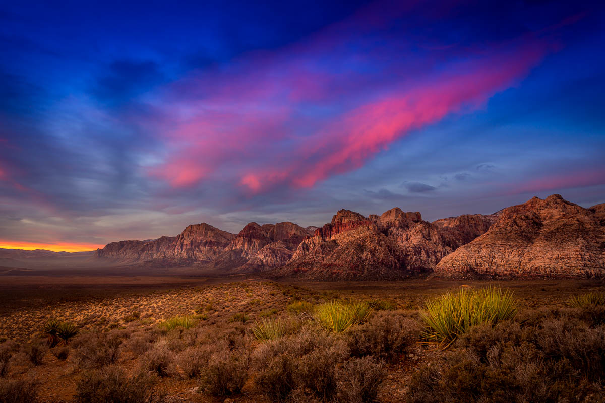 FIery Sky at Red Rock