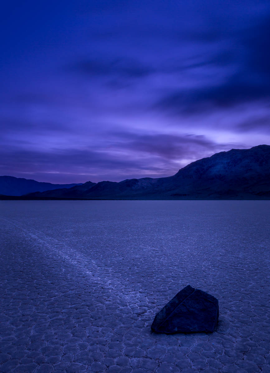 Shortly after sunset at the Racetrack