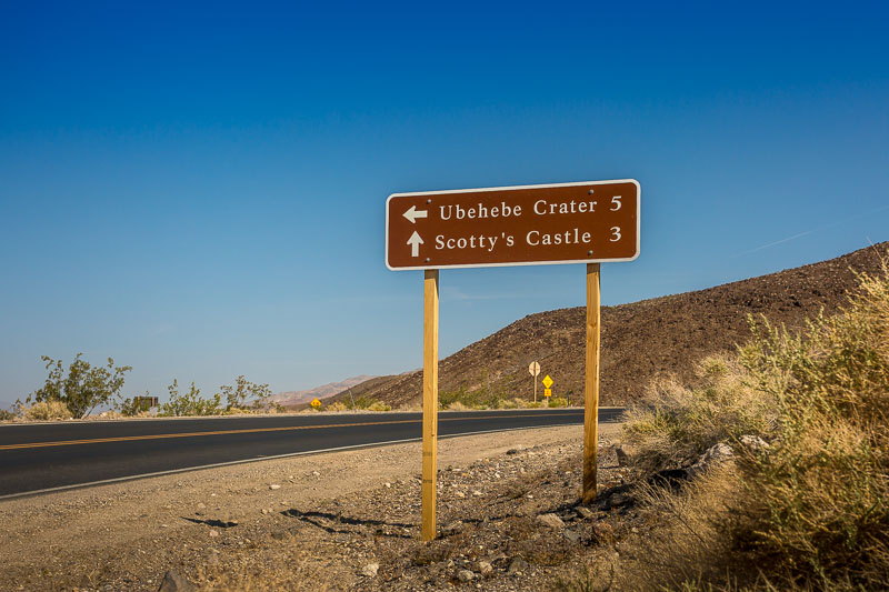 To Ubehebe Crater