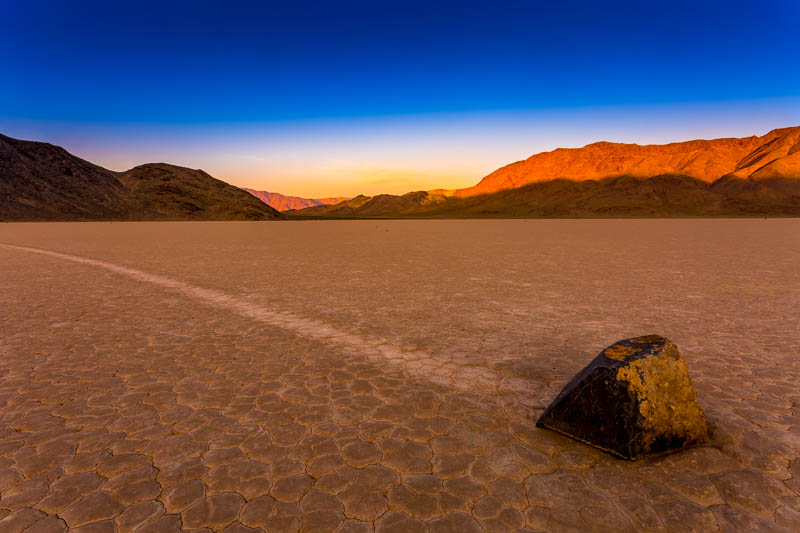 Morning Marathon on the Racetrack, Death Valley National Park