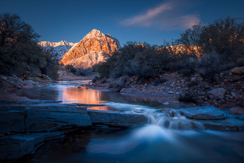 Winter Morning at Pine Creek, Red Rock Canyon National Conservation Area