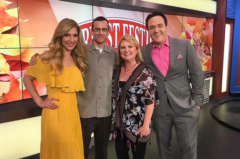After the show photo-op at KTNV
