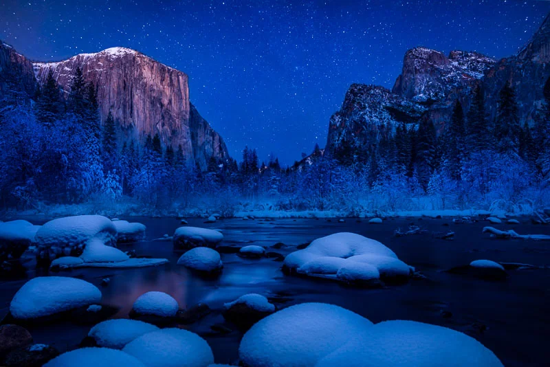 El Capitan Starry Night, Yosemite National Park