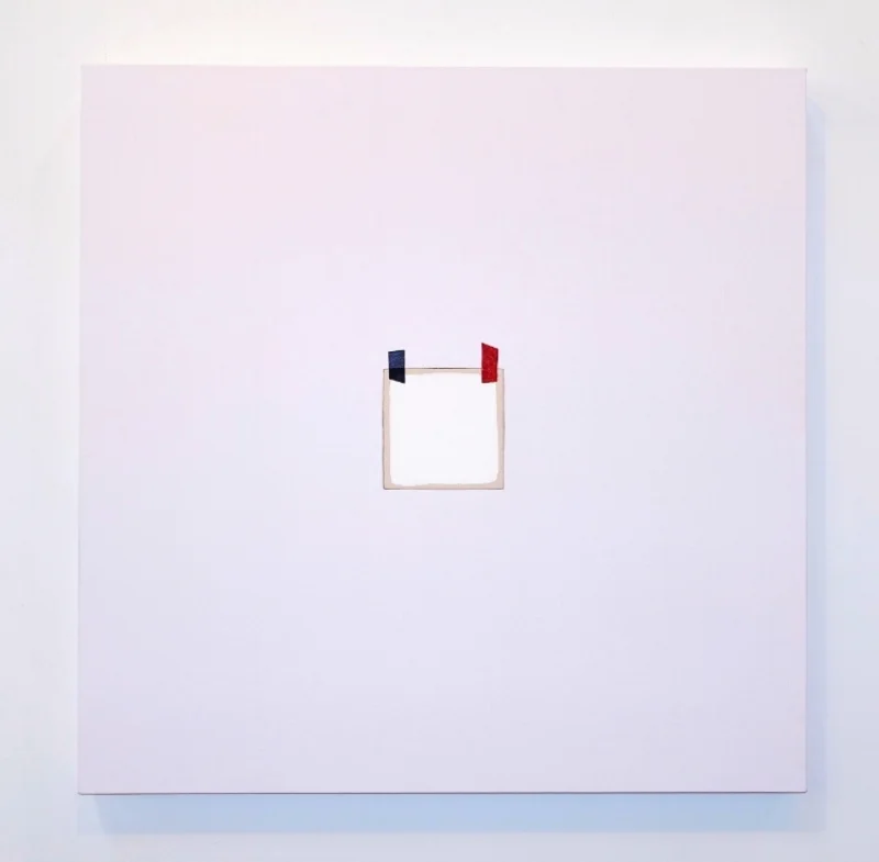 Hold Me Up 2 2015 36" x 36" Mixed Media House acrylic, gloss acrylic, glitter
