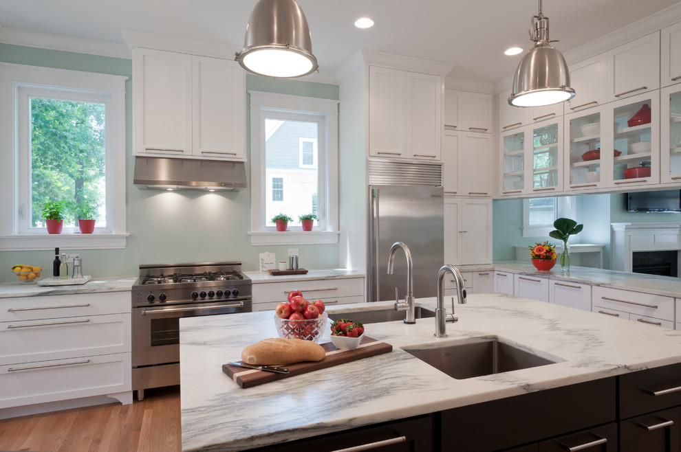 Mountain White Kitchen - Via Houzz