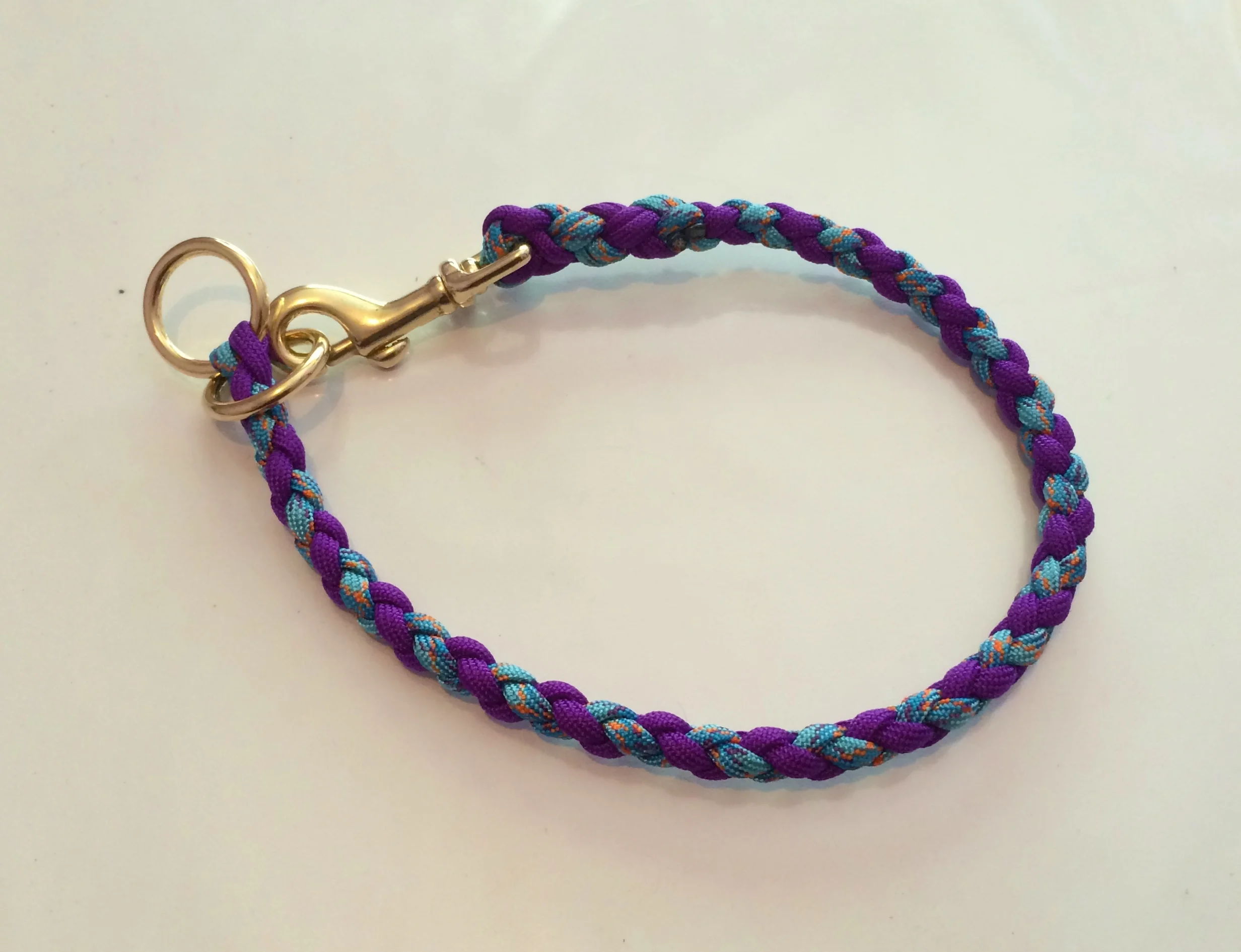 paracord dog choke collar