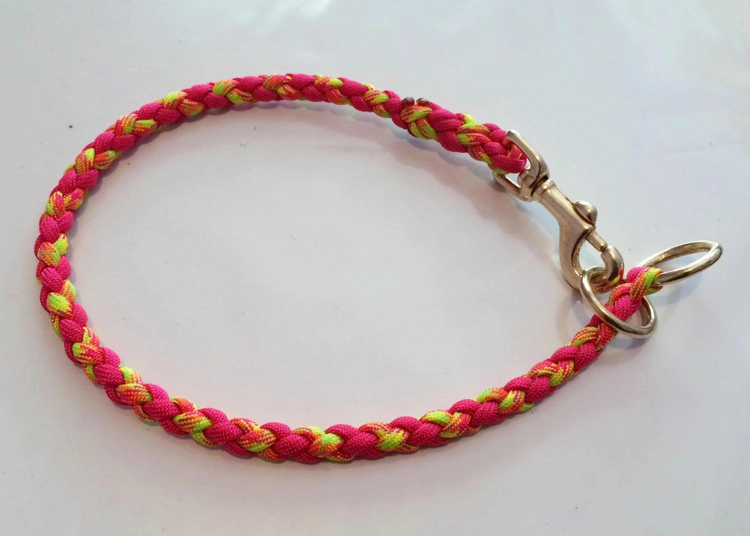 paracord dog slip collar