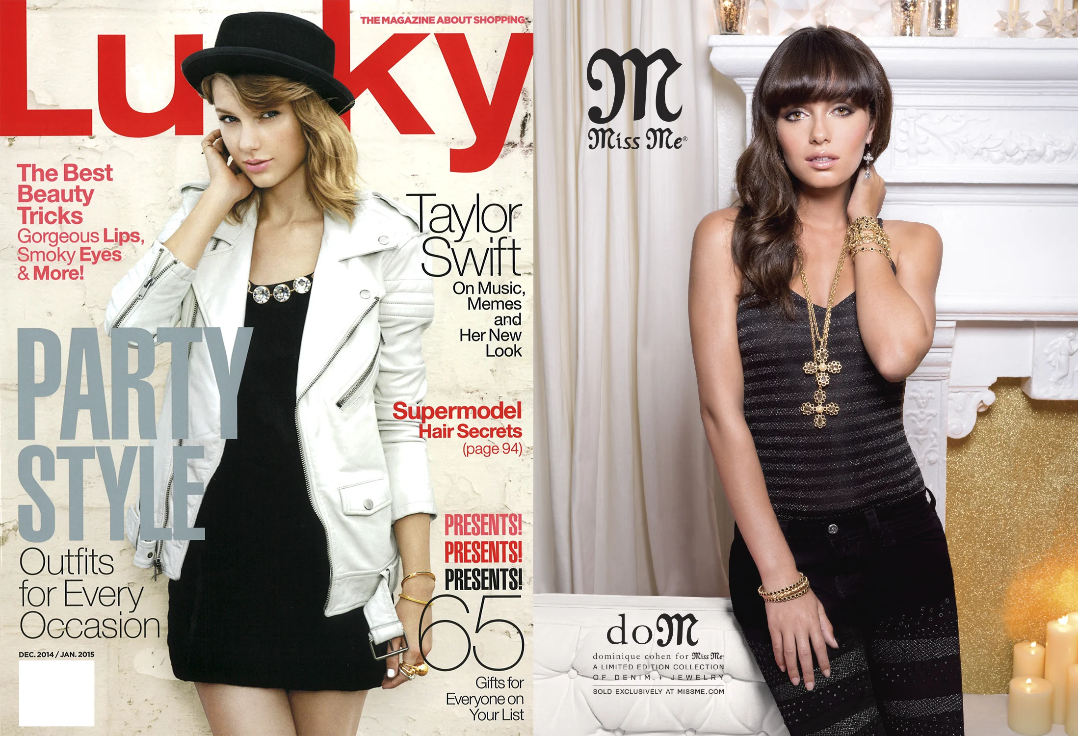 Ad for Lucky Magazine