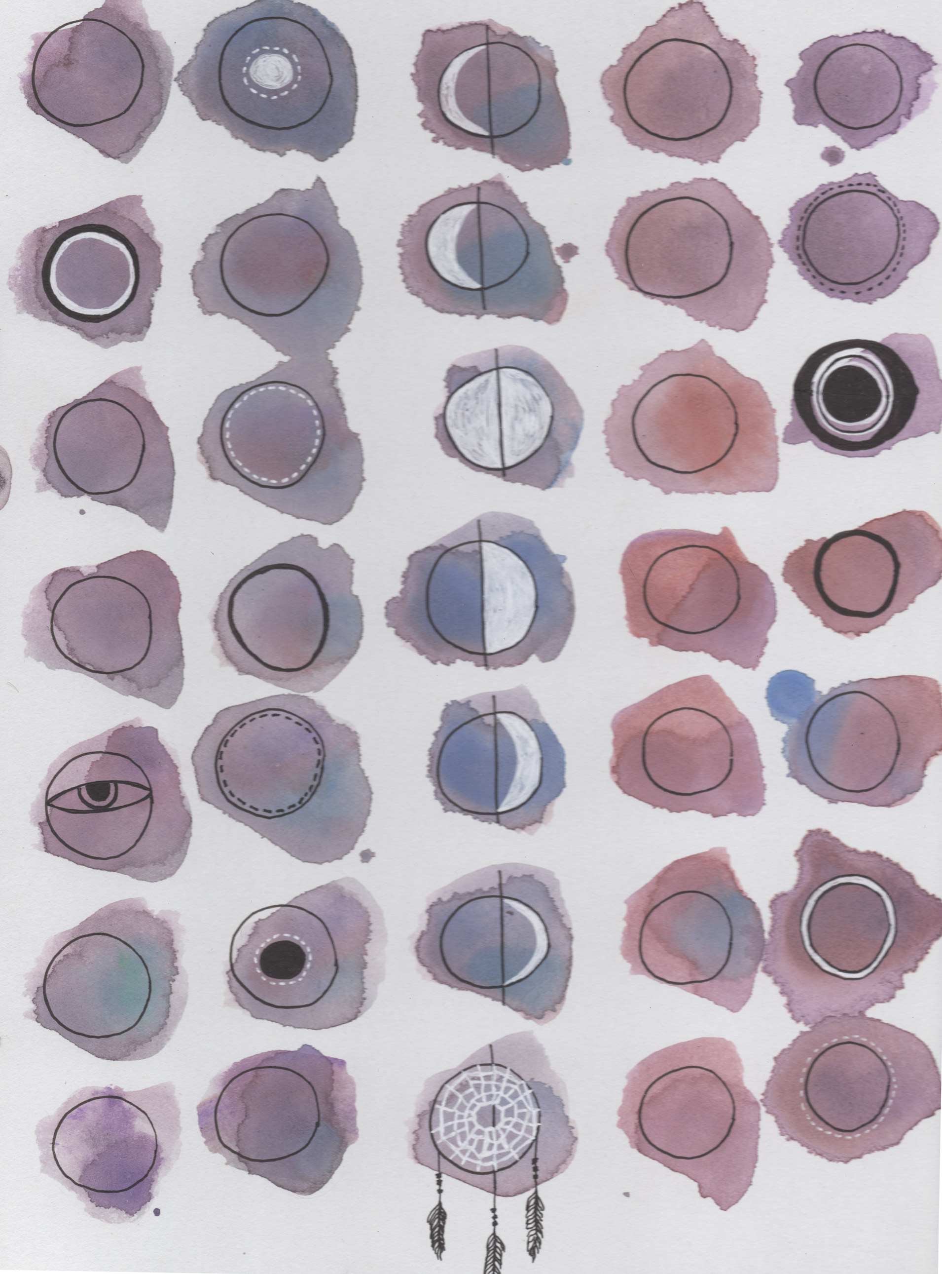 Circle Studies 1, 2015.